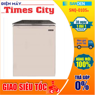 Tủ đông 100 lít , tủ đông mini Sanden Nhật SNQ-0105+ chống tuyết 80% model cao cấp 2021