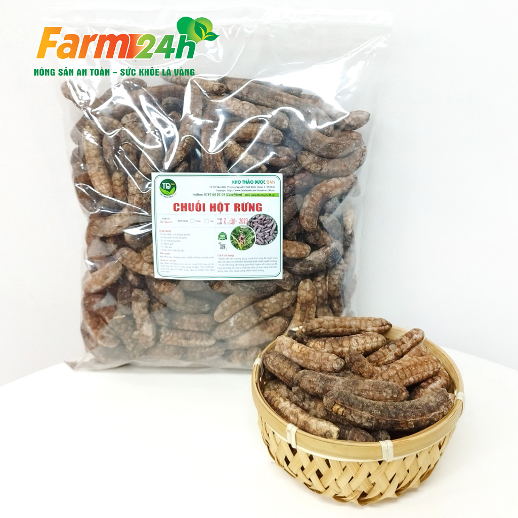 Chuối hột rừng chính hiệu, khô, sạch, thơm, giảm đau xương khớp, ngừa Gout, sỏi thận, đồ ngâm bồi bổ sức khỏe