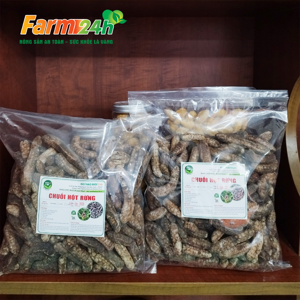 Chuối hột rừng chính hiệu, khô, sạch, thơm, giảm đau xương khớp, ngừa Gout, sỏi thận, đồ ngâm bồi bổ sức khỏe