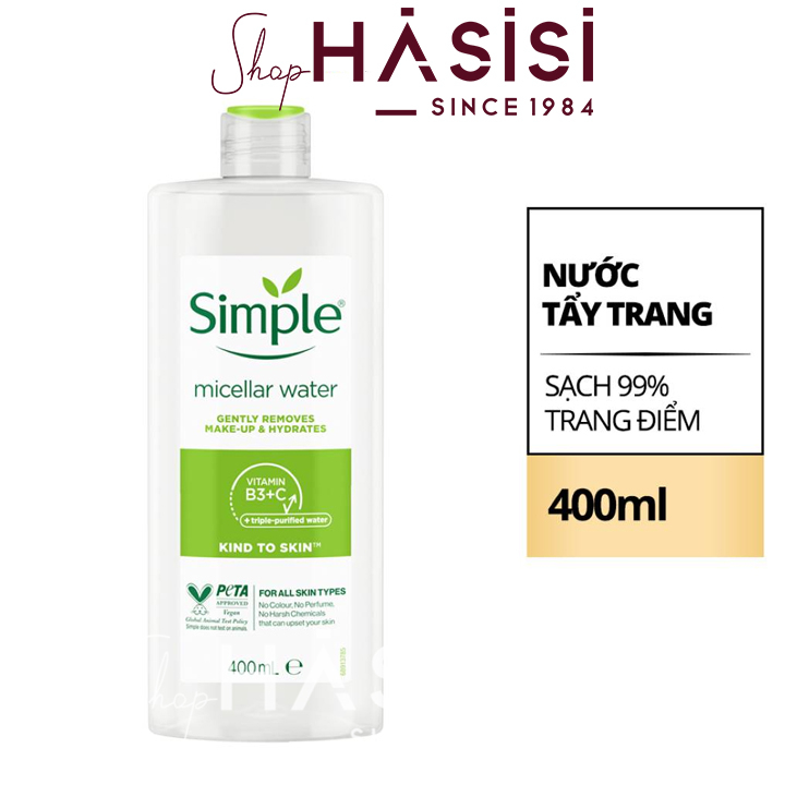 Nước Tẩy Trang SIMPLE - Micellar Water