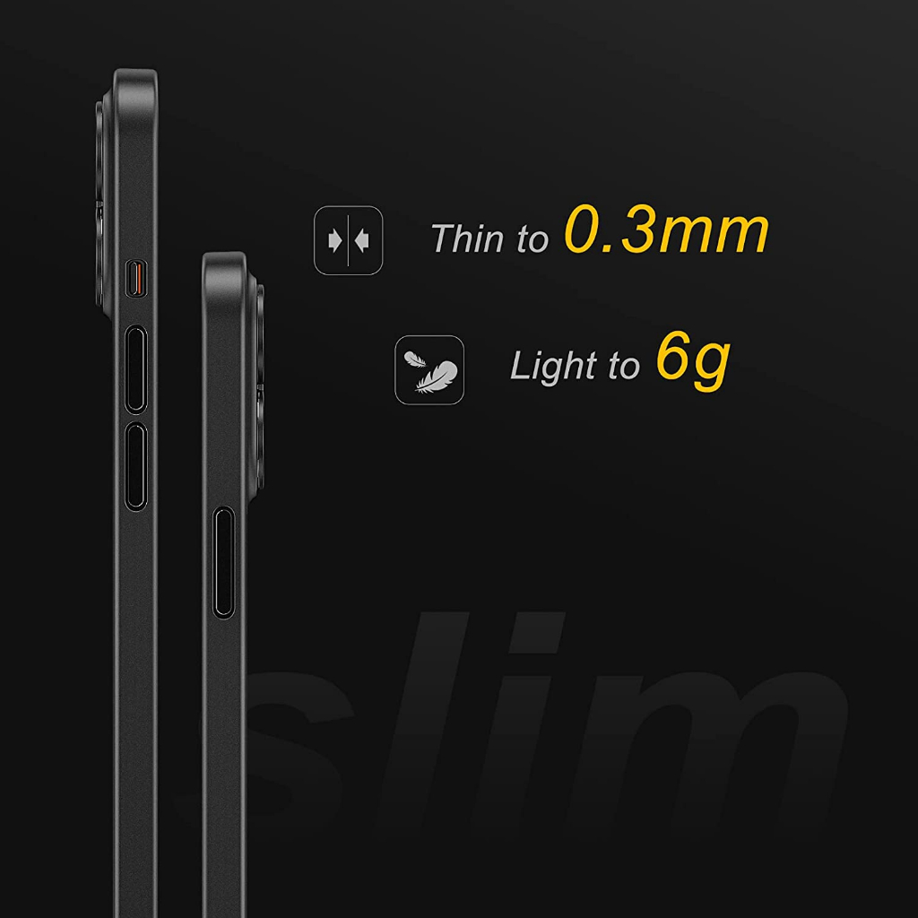 Ốp lưng SIÊU MỎNG iPhone 15/ 15 Plus/ 15 Pro/ 15 Pro Max, ốp bảo vệ camera, ốp nhám mờ chống vân tay hiệu Memumi