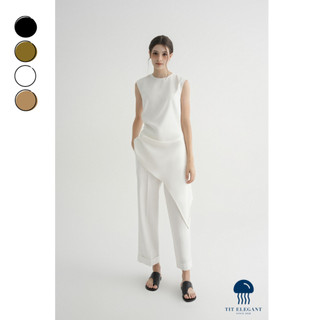 Mylan Trouser - TIT.Elegant - Quần xuông ống đứng gấp gấu 4 màu