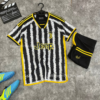 Set Bộ Quần Áo Bóng Đá CLB Juventus Sân Nhà 2023 Vải Thái Chuẩn Áo Thi Đấu