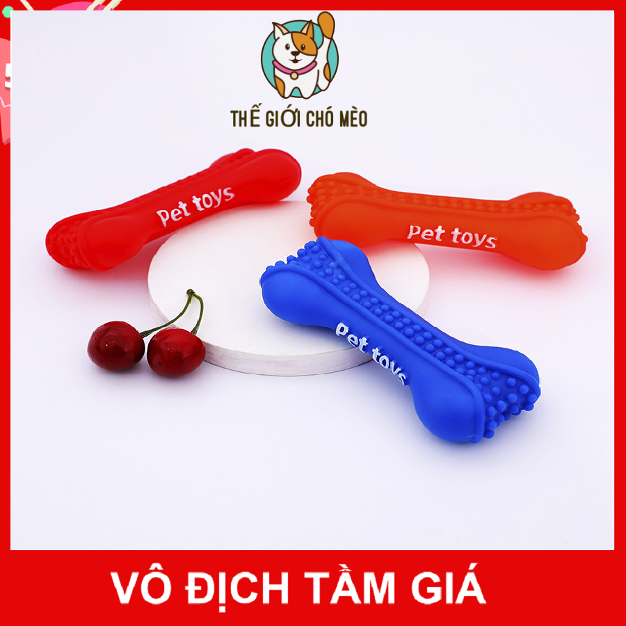 XƯƠNG CAO SU GẶM CHỐNG CẮN PHÁ, LÀM SẠCH RĂNG CHO CHÓ bảo vệ nướu và giúp miệng luôn sạch sẽ.