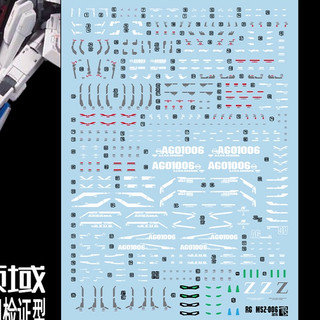 Đề can - Decal nước RG Zeta