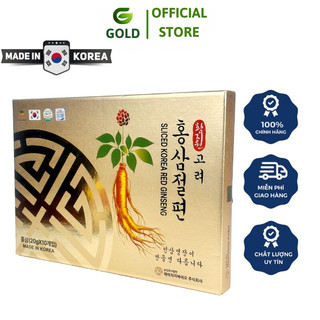 Hồng sâm thái lát tẩm mật ong ginseng king hàn quốc hộp 200g tốt cho sức khỏe