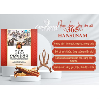 Nước Hồng Sâm Nhung Hươu Núi 365 Hansusam Hàn Quốc