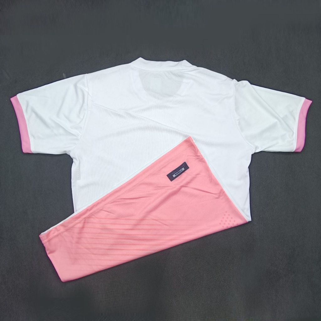 Bộ ALL PSG Trắng Hồng, Bộ Quần áo Nam Nữ Unisex, Vải thun thái