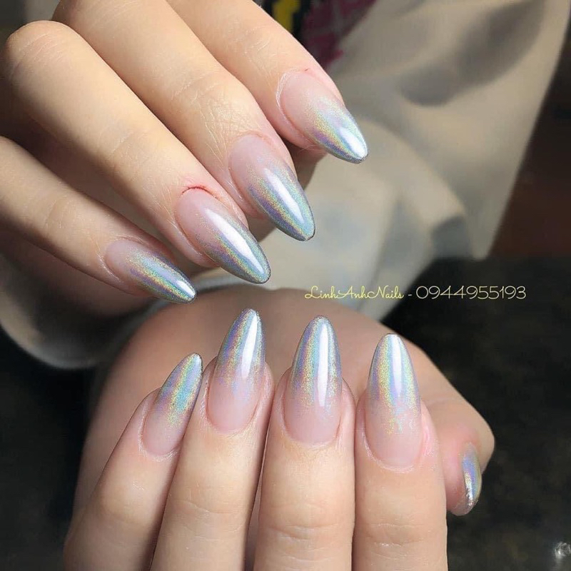 Set bột tráng gương nhũ cầu vồng