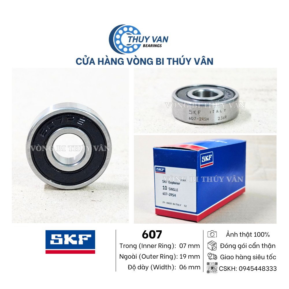 Vòng bi bạc đạn 604 605 606 607 608 609 623 624 625 626 627 628 629 634 636 637 638 639 hãng SKF