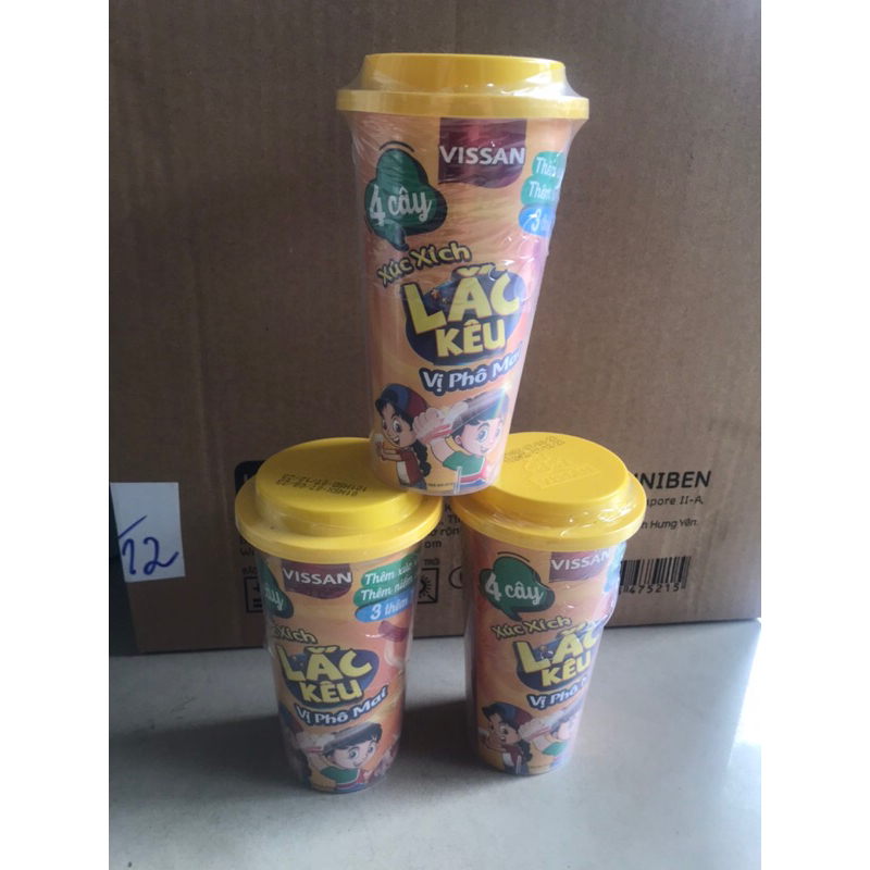 Xúc xích lắc phô mai Vissan 56g