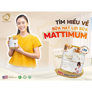 Combo 2 Lon sữa hạt lợi sữa Mattimum