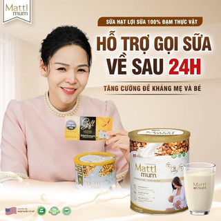 Combo 2 Lon sữa hạt lợi sữa Mattimum