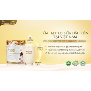Combo 2 Lon sữa hạt lợi sữa Mattimum
