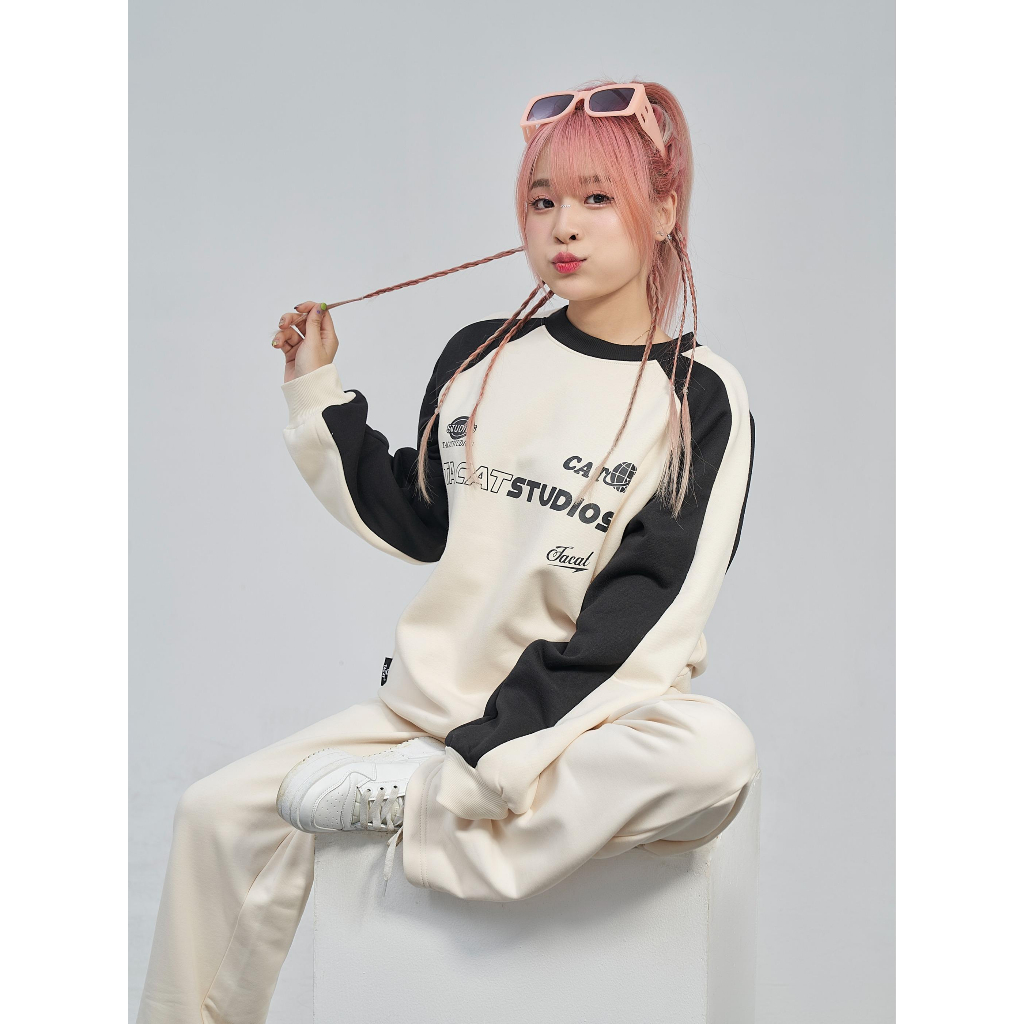 Áo SWEATER nỉ Bông C1 - TACAT STUDIO UNISEX nam nữ LOCAL BRAND