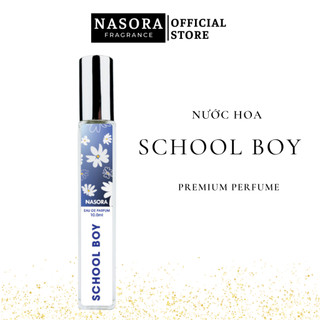 Nước Hoa Nam Đi Học School Boy Nasora Mùi Hương Cuốn Hút, Năng Động, Trẻ Trung, Chai Xịt 10ml