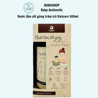 Nước tắm cốt gừng tràm trà VIETCARE 500ml mẫu mới nhất