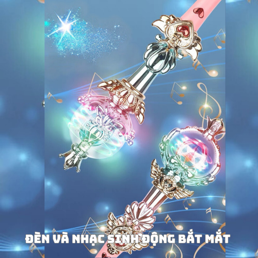 Quyền Trượng Công Chúa- ĐỒ CHƠI HOT CHO BÉ GÁI TRUNG THU 2023