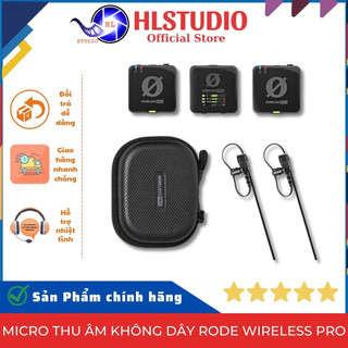 Micro Thu Âm Không Dây Chuyên Nghiệp Rode Wireless Pro - Sản Phẩm Chính Hãng