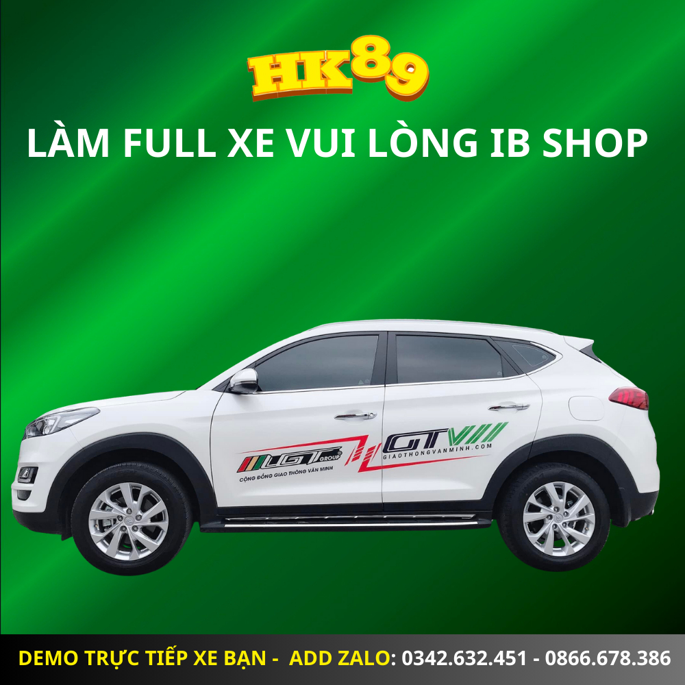 Tem xe Logo Hội Giao Thông Văn Minh  - Logo Hội GTVM