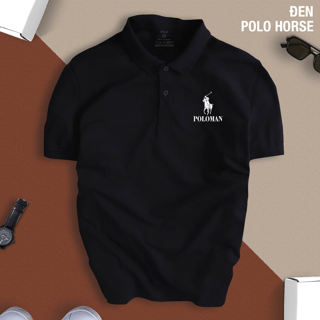 Áo thun POLO Nam POLOHORSE chất CVC cá sấu cao cấp, chuẩn form, thanh lịch