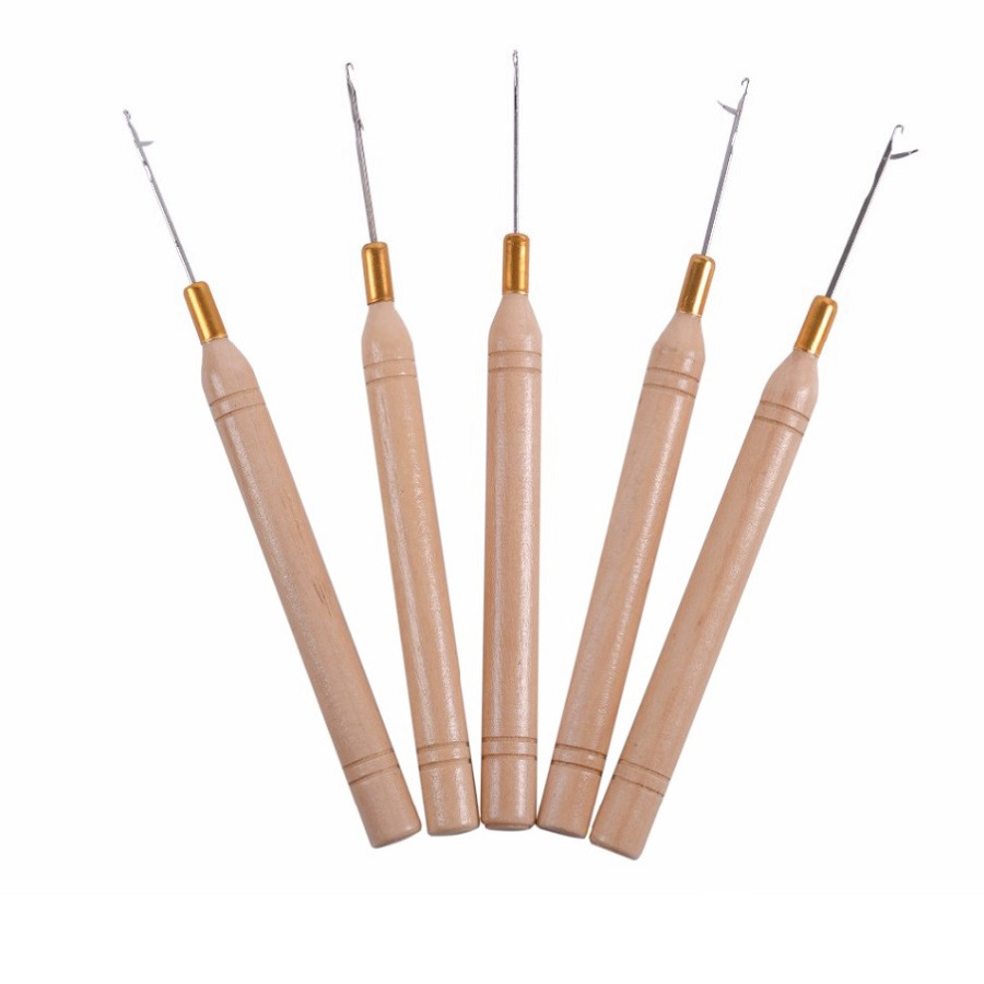 Cây nối tóc lông vũ, que dụng cụ móc tóc lông vũ chuyên dụng cho salon