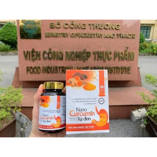 Nano Curcumin xạ đen - Giảm viêm loét dạ dày tá tràng.(Hàng chính hãng)