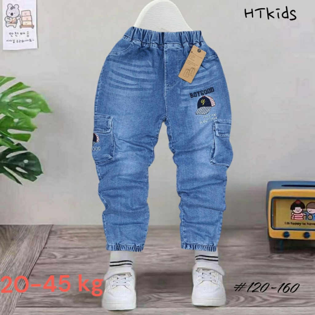 🌈🌈 Siêu Giá tốt ⚡️ Được chọn Mẫu- QUẦN BÒ JEANS BÉ TRAI SIZE 20_45KG