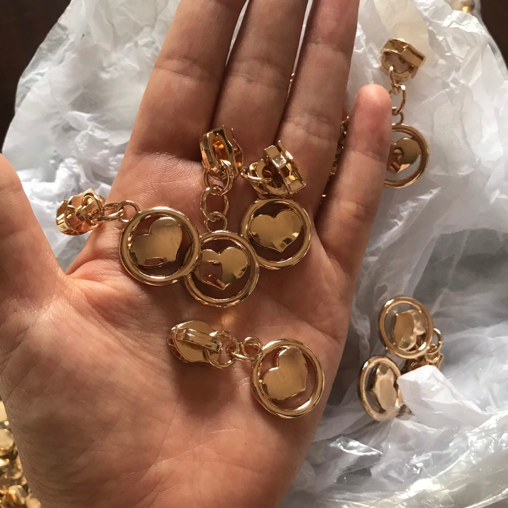 Đầu khóa dây kéo răng 5, phụ kiện làm túi handmade