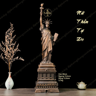 Nữ thần tự do 50cm - tượng đồng phong thủy trang trí