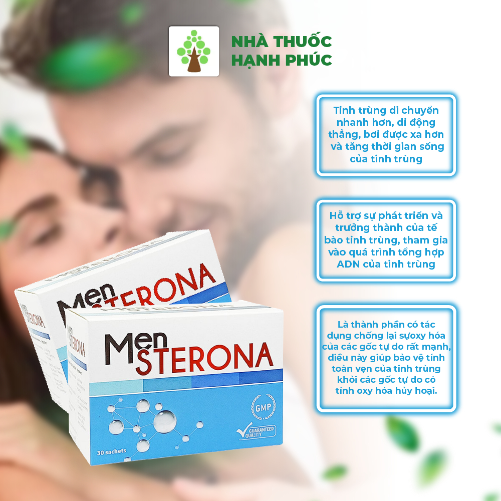 MENSTERONA  – CẢI THIỆN SINH LÝ NAM GIỚI, TĂNG KHẢ NĂNG SINH SẢN