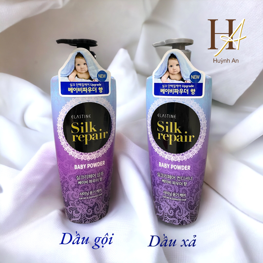 Dầu gội - xả Elastine Silk Repair Baby