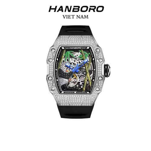 Đồng hồ Hanboro HBR 926 phiên bản Gấu trúc Panda chính hãng