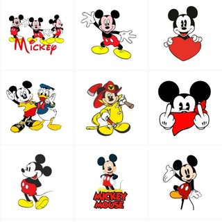 Hình ủi nhiệt quần áo Mickey Mouse, Minnie Mouse Size mini MM5