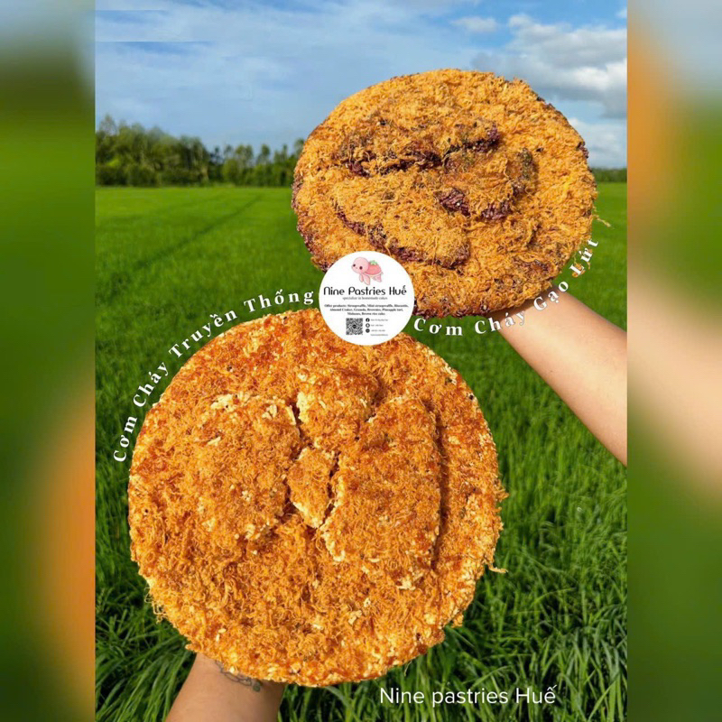 500gram cơm cháy gạo lức siêu chà bông