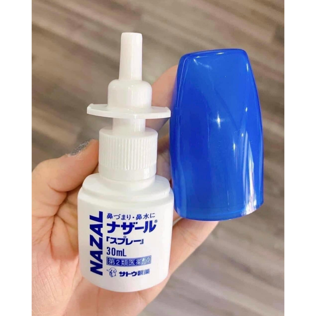 Xịt xoang mũi ngạt mũi Nazal Sato 30ml nội địa Nhật Bản