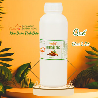 Tinh Dầu Quế 1 lít nguyên chất VIDAME - Hàng Công Ty Nhập Khẩu Ấn Có Kiểm Định Chất Lượng
