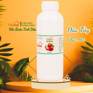 1L Tinh Dầu Dâu Tây VIDAME Chai To, Giá Buôn, hương dâu thơm ngọt, xông thơm phòng, thư giãn, GIÁ SỈ