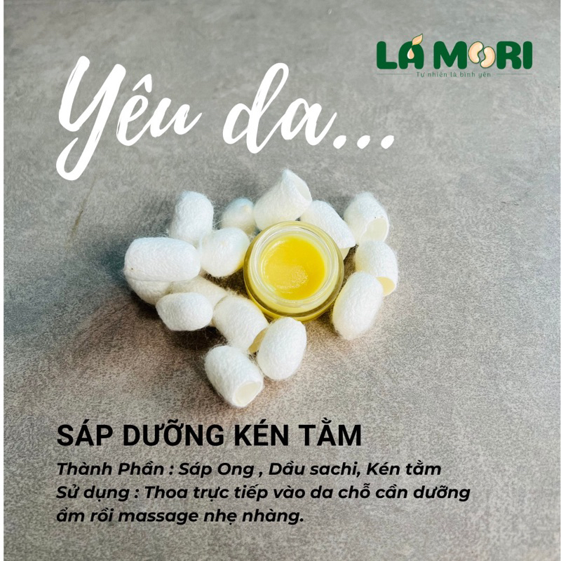 SÁP DƯỠNG MÔI và DA TỪ KÉN TẰM siêu mướt