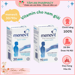 Menevit Úc 30 viên, 90 viên - Vitamin tổng hợp cho nam giới
