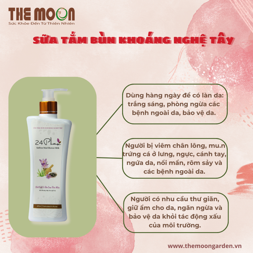 SỮA TẮM BÙN KHOÁNG NGHỆ TÂY 24PLUS