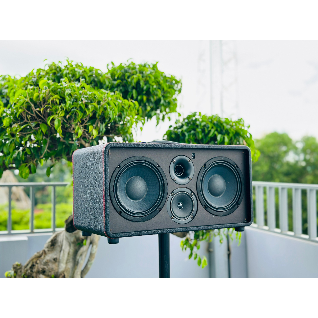 Loa Di Động Xách Tay QBL F26 Cao Cấp – 2 Bass đôi 16cm Công Suất 250W Chuyên Decor Loa Hút Ấm