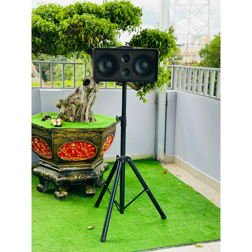 Loa Di Động Xách Tay QBL F26 Cao Cấp – 2 Bass đôi 16cm Công Suất 250W Chuyên Decor Loa Hút Ấm