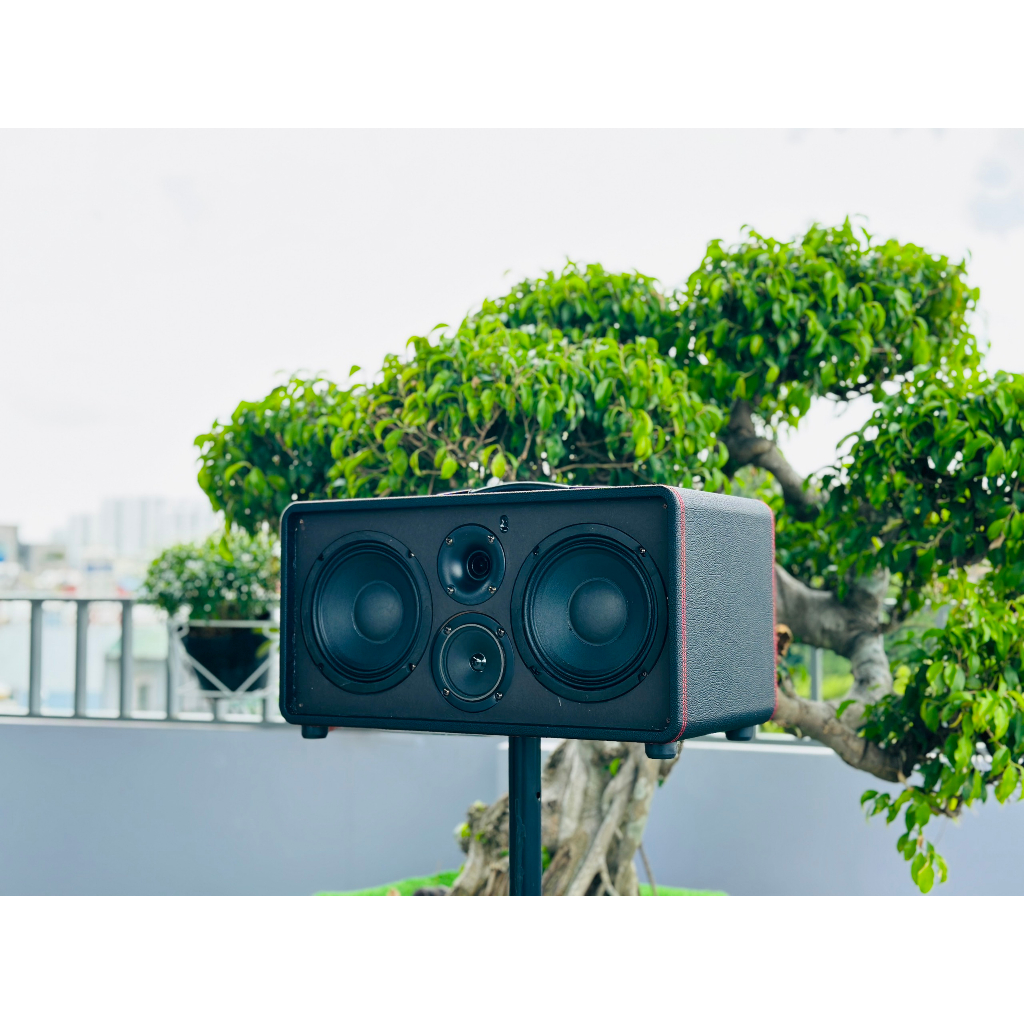 Loa Di Động Xách Tay QBL F26 Cao Cấp – 2 Bass đôi 16cm Công Suất 250W Chuyên Decor Loa Hút Ấm