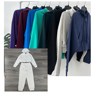 Set Bộ áo khoác và quần jogger nữ