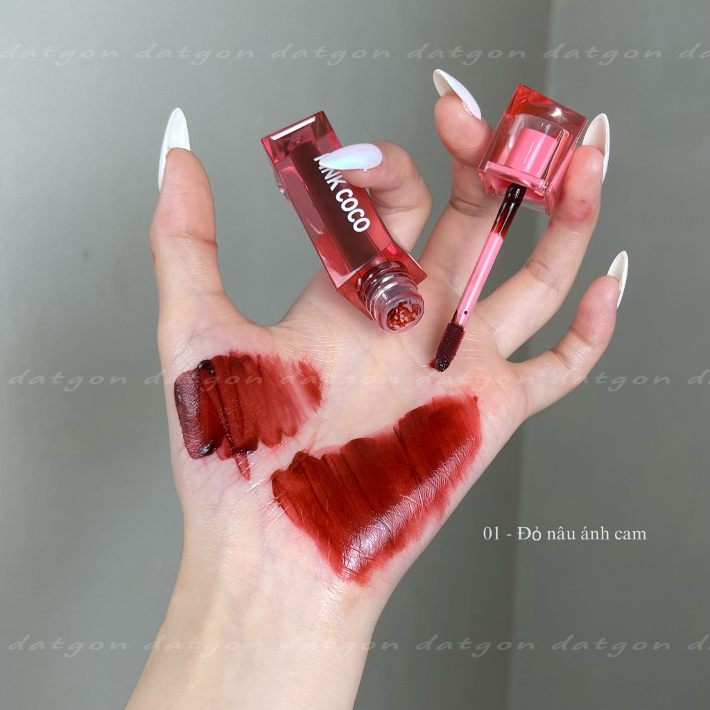 Son bóng Pink coco Water trang điểm môi căng mọng bền màu -  P570