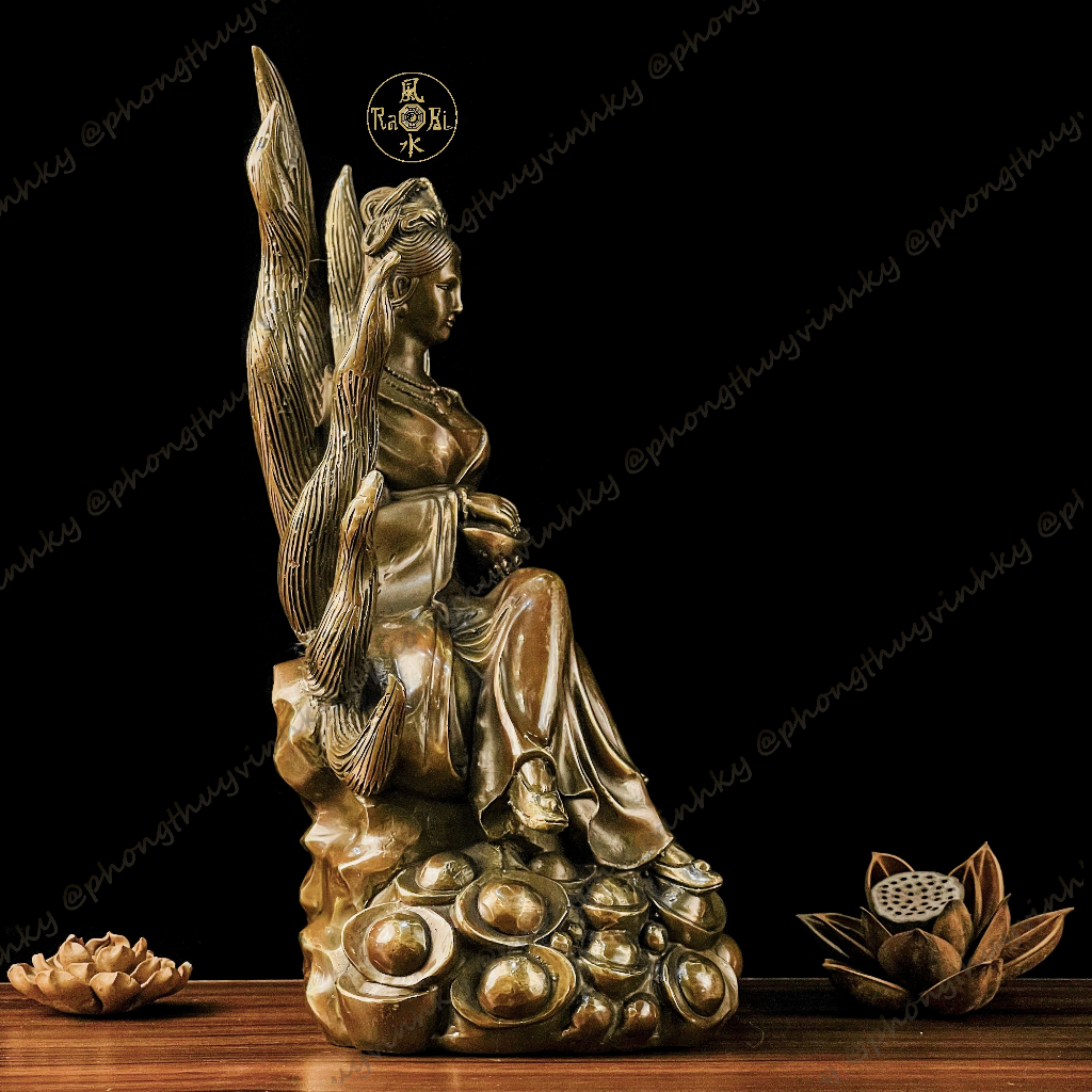 Cửu Vĩ Hồ Linh Tiên - Tượng Đồng Thờ Cúng