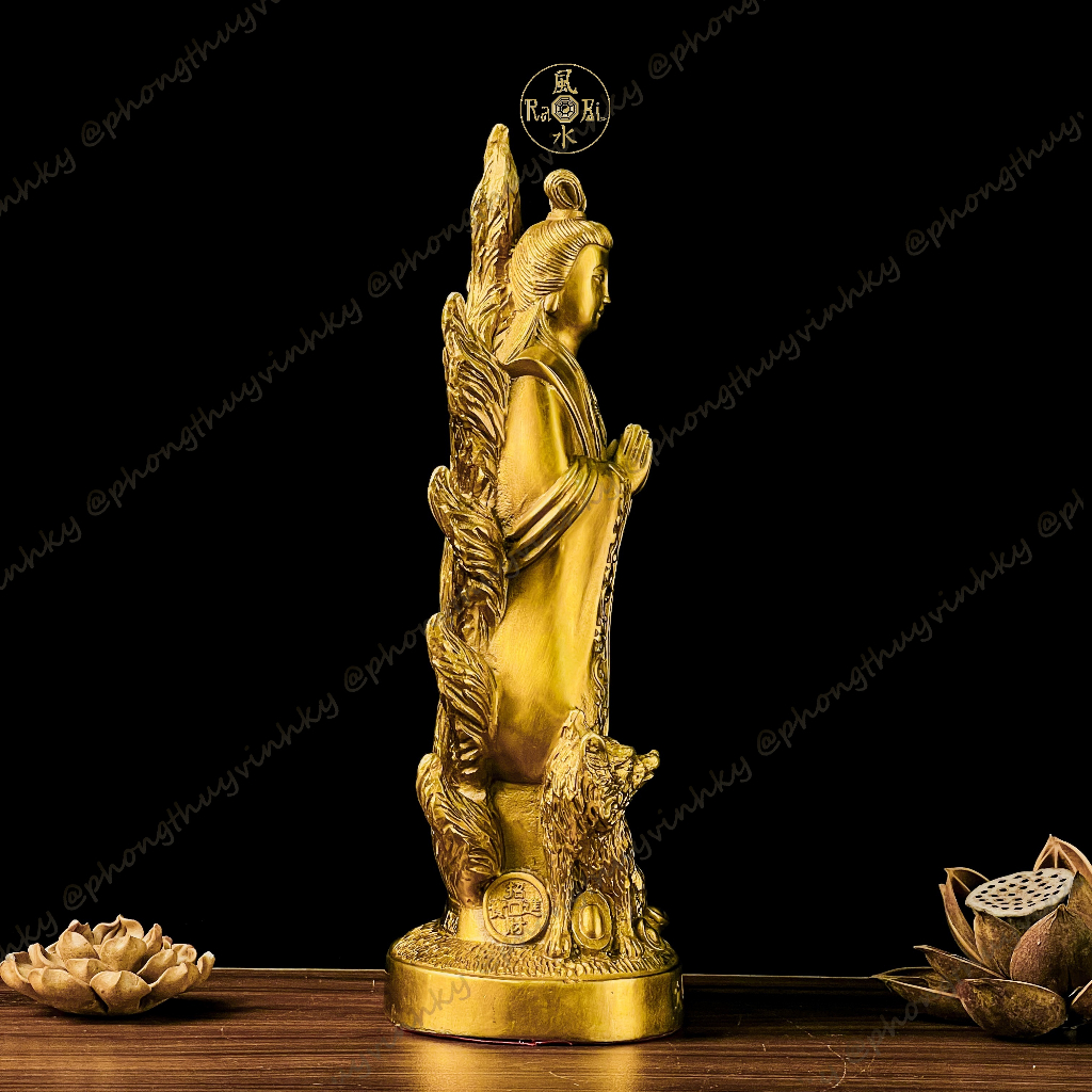 Cửu Vĩ Hồ Linh Tiên - Tượng Đồng Thờ Cúng