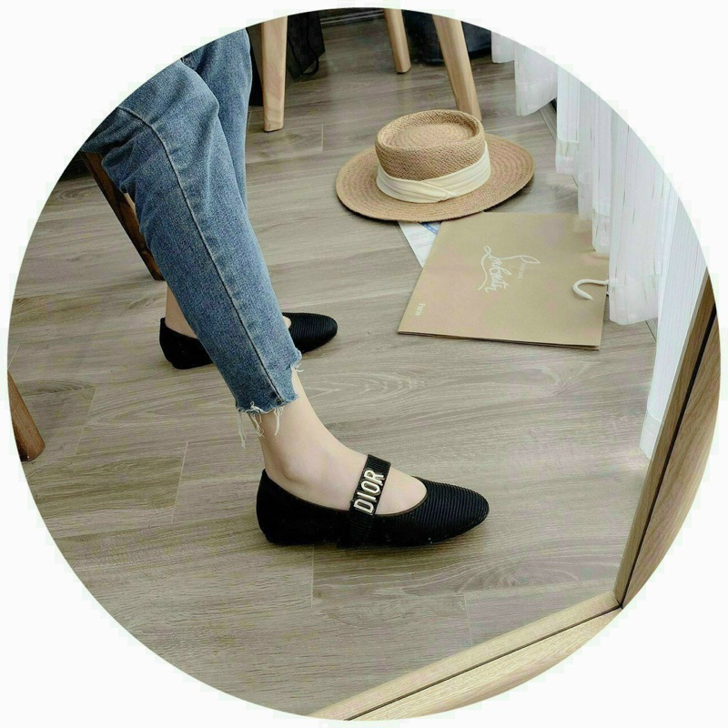 Giày búp bê khóa siêu xinh kèm ảnh thật