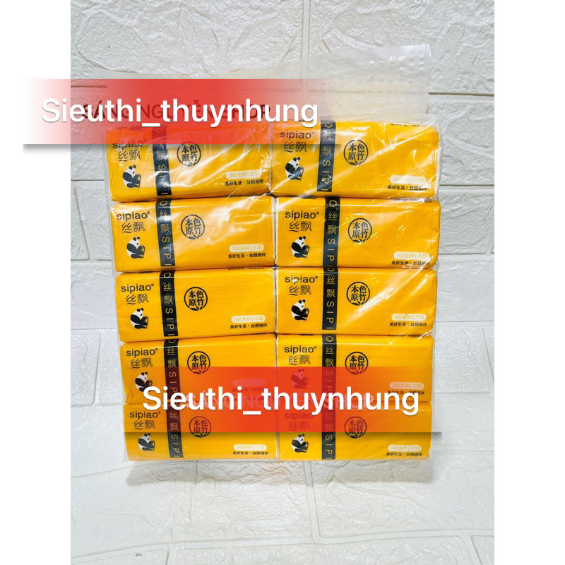 Combo 10 Gói Giấy Ăn Gấu Trúc